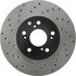 128.40046R by CENTRIC - Cross Drilled Rotor