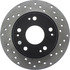 128.40055L by CENTRIC - Cross Drilled Rotor