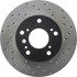 128.40056L by CENTRIC - Cross Drilled Rotor