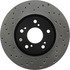 128.40057R by CENTRIC - Cross Drilled Rotor
