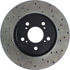 Centric 128.40066CL Disc Brake Rotor Sportstop Cryo Sport Drilled Rotor, Left