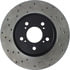 Centric 128.40066CR Disc Brake Rotor Sportstop Cryo Sport Drilled Rotor, Right