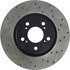 Centric 128.40066L Disc Brake Rotor Cross Drilled Rotor
