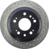 Centric 128.40067CL Disc Brake Rotor Sportstop Cryo Sport Drilled Rotor, Left