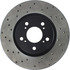 Centric 128.40066R Disc Brake Rotor Cross Drilled Rotor