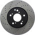 128.40086CR by CENTRIC - Sportstop Cryo Sport Drilled Rotor, Right