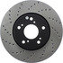 128.40086R by CENTRIC - Cross Drilled Rotor