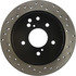 Centric 128.42047CL Disc Brake Rotor Sportstop Cryo Sport Drilled Rotor, Left