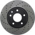 Centric 128.42071CR Disc Brake Rotor Sportstop Cryo Sport Drilled Rotor, Right
