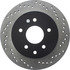Centric 128.42072CL Disc Brake Rotor Sportstop Cryo Sport Drilled Rotor, Left