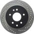 Centric 128.42072L Disc Brake Rotor Cross Drilled Rotor