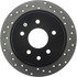 128.42073L by CENTRIC - Cross Drilled Rotor