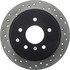 Centric 128.42073R Disc Brake Rotor Cross Drilled Rotor