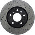 128.42074L by CENTRIC - Cross Drilled Rotor