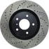 128.42076CR by CENTRIC - Sportstop Cryo Sport Drilled Rotor, Right