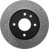 128.42091L by CENTRIC - Cross Drilled Rotor