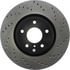 Centric 128.42092CL Disc Brake Rotor Sportstop Cryo Sport Drilled Rotor, Left