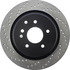 128.42093R by CENTRIC - Cross Drilled Rotor