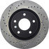 128.42097R by CENTRIC - Cross Drilled Rotor