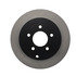 120.61091 by CENTRIC - Disc Brake Rotor - Rear, 11.8 in. O.D, Vented Design, 5 Lugs, Coated Finish