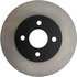 120.62072 by CENTRIC - Disc Brake Rotor - Front, 10.07 in. OD, Vented Design, 4 Lug Holes, Coated Finish