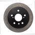 120.44126 by CENTRIC - Disc Brake Rotor - Rear, 10.59 in. OD, Solid Design, 5 Lug Holes, Coated Finish