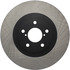 120.47018 by CENTRIC - Disc Brake Rotor - Front, 11.55 in. O.D, Vented Design, 5 Lugs, Coated Finish