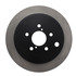 120.47031 by CENTRIC - Disc Brake Rotor - Rear, 11.40 in. OD, Vented Design, 5 Lug Holes, Coated Finish