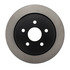 120.58007 by CENTRIC - Disc Brake Rotor - Rear, 12.9 in. O.D, Vented Design, 5 Lugs, Coated Finish