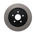 120.58009 by CENTRIC - Disc Brake Rotor - Rear, 13.78 in. OD, Vented Design, 5 Lug Holes, Coated Finish