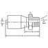 Dayco 100910 Hydraulic Coupling / Adapter PG32-32MP