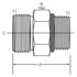 Dayco 146183 Hydraulic Coupling / Adapter 10OM-12OR