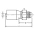 Dayco 100846 Hydraulic Coupling / Adapter PG06-08MJ
