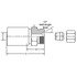 Dayco 108150 Hydraulic Coupling / Adapter DC04-04MV