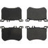 104.16700 by CENTRIC - Posi Quiet Semi-Metallic Brake Pads with Hardware