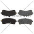 104.16810 by CENTRIC - Posi Quiet Semi-Metallic Brake Pads with Hardware