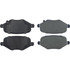 104.17190 by CENTRIC - Posi Quiet Semi-Metallic Brake Pads with Hardware