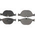 104.17500 by CENTRIC - Posi Quiet Semi-Metallic Brake Pads