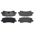 Centric 104.17931 Disc Brake Pad Set Posi Quiet Semi-Metallic Brake Pads with Hardware
