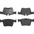 104.18210 by CENTRIC - Posi Quiet Semi-Metallic Brake Pads with Hardware