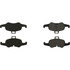 104.18760 by CENTRIC - Posi Quiet Semi-Metallic Brake Pads