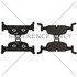 104.18970 by CENTRIC - Posi Quiet Semi-Metallic Brake Pads