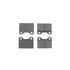105.01080 by CENTRIC - Posi Quiet Ceramic Brake Pads with Shims