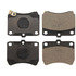 105.04020 by CENTRIC - Posi Quiet Ceramic Brake Pads with Shims and Hardware