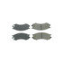 105.05070 by CENTRIC - Posi Quiet Ceramic Brake Pads with Shims and Hardware