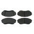 105.05510 by CENTRIC - Posi Quiet Ceramic Brake Pads with Shims and Hardware