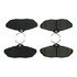105.05990 by CENTRIC - Posi Quiet Ceramic Brake Pads with Shims and Hardware