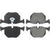 105.06830 by CENTRIC - Posi Quiet Ceramic Brake Pads with Shims and Hardware