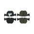105.06811 by CENTRIC - Posi Quiet Ceramic Brake Pads with Shims and Hardware