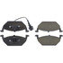 105.07681 by CENTRIC - Posi Quiet Ceramic Brake Pads with Shims and Hardware